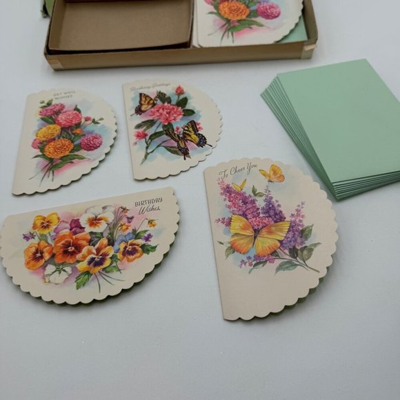 Vintage Greeting card partial set original box 60s 70s - Picture 9 of 16